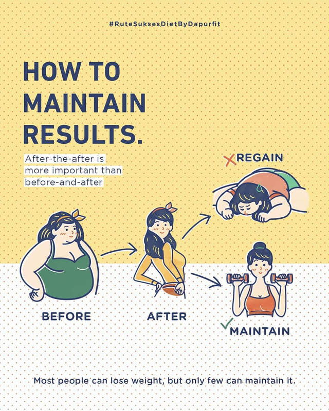 Membahas cara menjaga hasil diet bersama Dapurfit (sumber: instagram Dapurfit)