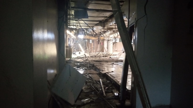 Bangunan Mal Margo City Depok yang ambruk, Jalan Raya Margonda Kota Depok, Sabtu (21/8).  Foto: Dok. Istimewa