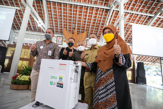Bantu Akselerasi Penanganan Pandemi, GoTo Berikan 50 Unit Oxygen Concentrate