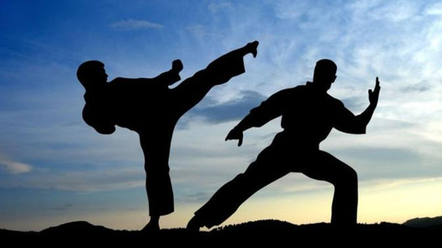 Ilustrasi seni bela diri pencak silat. Sumber: Kumparan