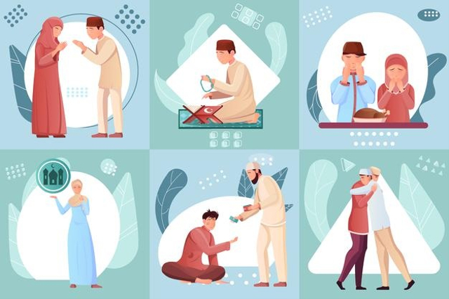 Ilustrasi sifat qiyamuhu binafsihi artinya, sumber: https://www.freepik.com/f
