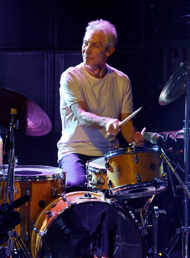 Drummer The Rolling Stones, Charlie Watts. Foto: Pablo PORCIUNCULA / AFP