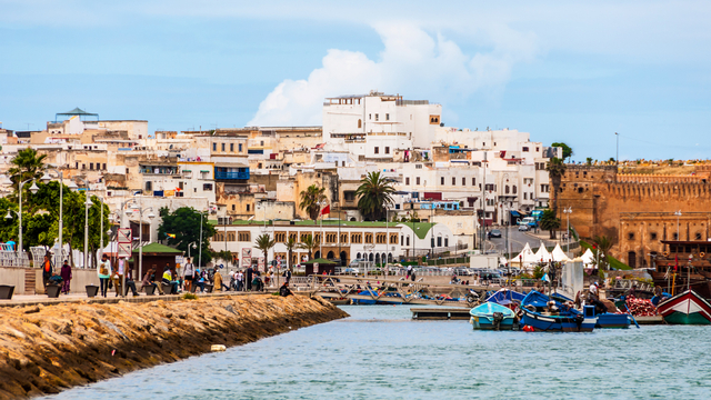 Suasana kota Rabat di Maroko. Foto: Shutter Stock