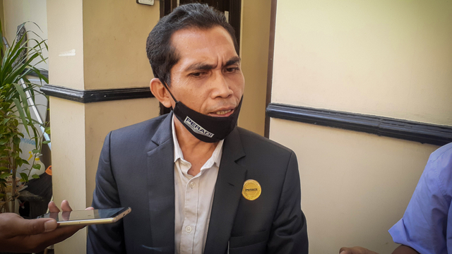 Tim kuasa hukum Nani sate sianida maut Bantul, Anwar Ary Widodo. Foto: Arfiansyah Panji Purnandaru/kumparan