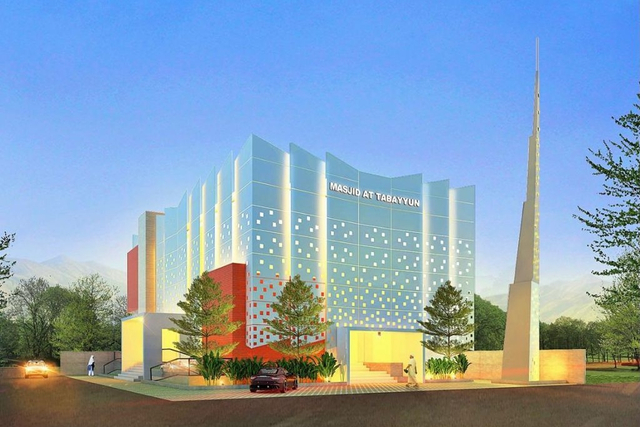 Desain Masjid  At Tabayyun di Kompleks Perumahan Taman Villa Meruya, Jakarta Barat. Foto: Dok. Istimewa