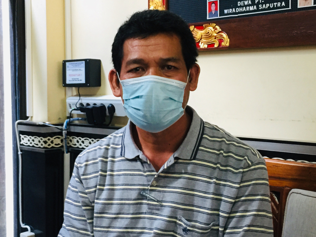 Kelian atau Kepala Dusun (kadus) Banjar Untal-Untal I Nyoman Oka Suartana. Foto:  Denita br Matondang-Kumparan