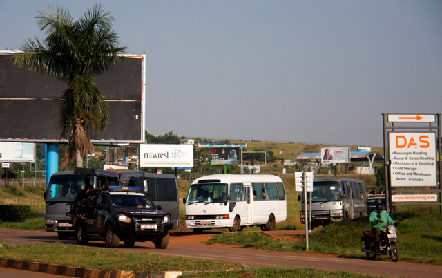 Lokasi proyek pengembangan Bandara Internasional Entebbe, di Uganda. Foto: Abubaker Lubowa/Reuters
