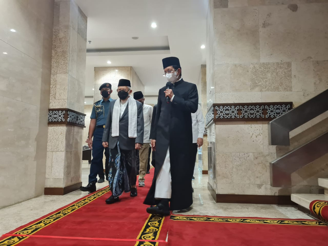 Wakil Presiden Ma'ruf Amin Tinjau Penerapan Prokes di Istiqlal dan Katedral. Foto: Dok. Setwapres