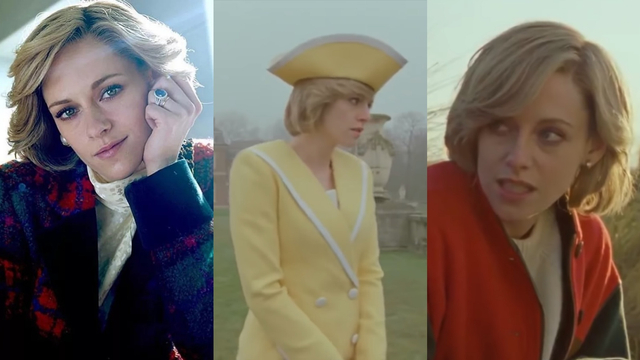 Penampilan Kristen Stewart saat memerankan Putri Diana. Foto: dok. Instagram