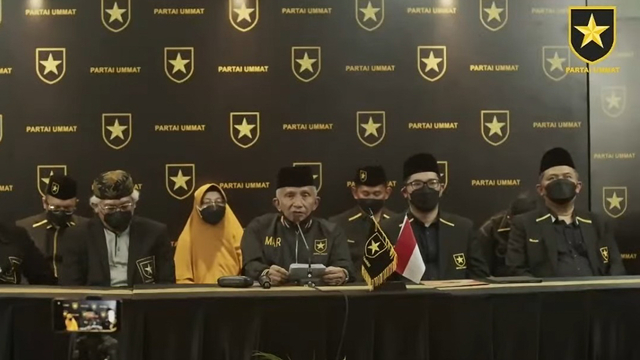 Amien Rais saat peresmian kantor DPP Partai Ummat. Foto: dok YouTube Partai Ummat Official