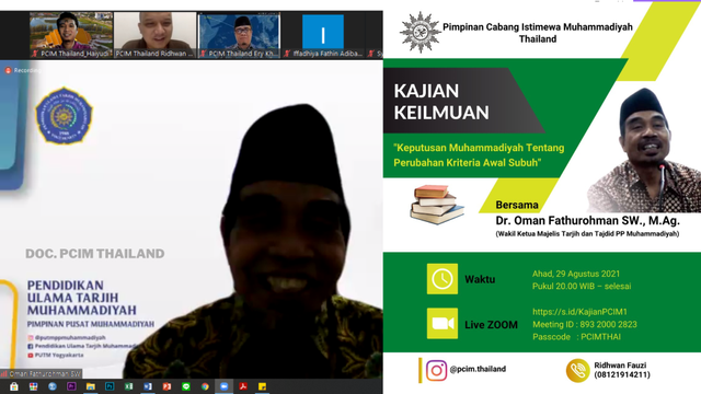 Doc. PCIM Thailand: Kajian Keilmuan (Minggu, 29/08/2021)