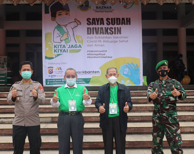 Polda Banten Sukseskan Program Kita Jaga Kiyai