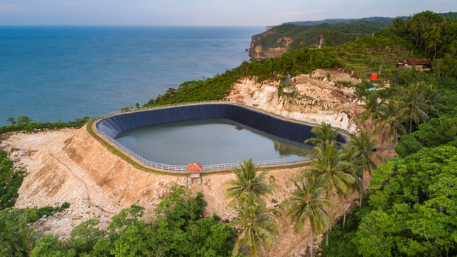 Embung Grigak Gunungkidul. Foto: Dok. Coca-Cola Foundation Indonesia (CCFI)