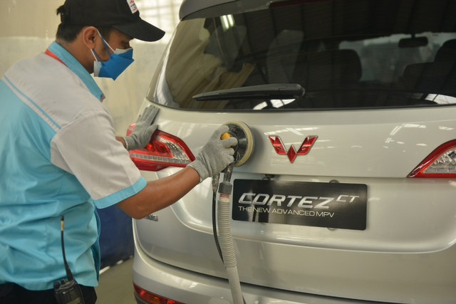 Bengkel Body Repair dan Pengecatan Wuling. Foto: dok. Wuling