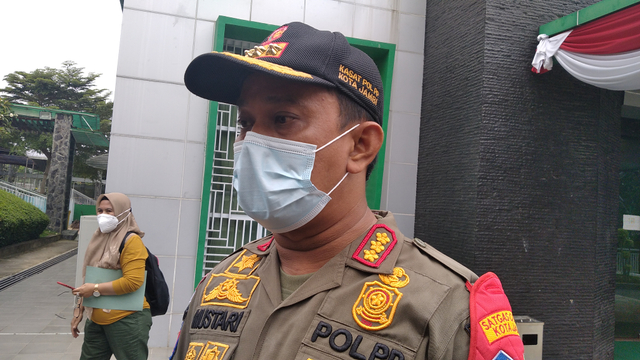 Kepala Satpol PP Kota Jambi, Mustari Affandi. (Foto: M Sobar Alfahri)