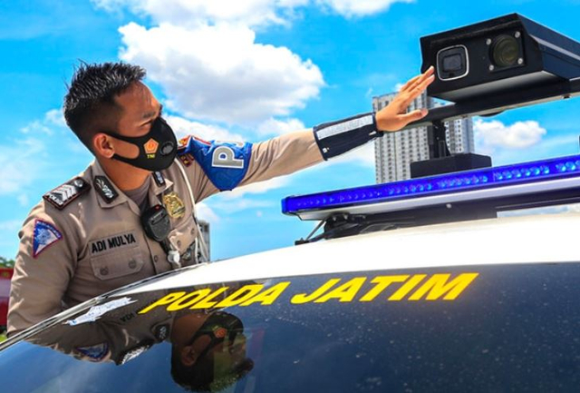 Teknologi INCAR Polda Jawa Timur. Foto: dok. Korlantas