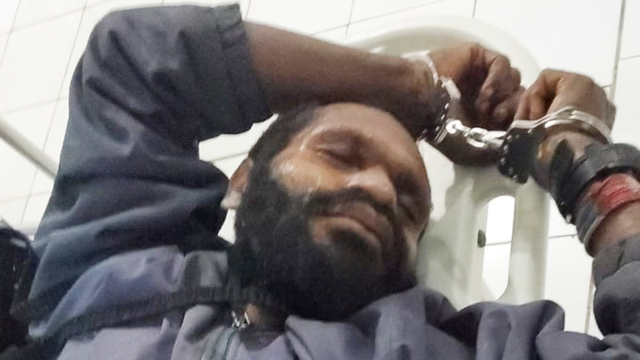 KKB Yahukimo Senat Soll (25) yang ditangkap di Distrik Dekai, Kabupaten Yahukimo Papua. (Dok istimewa)