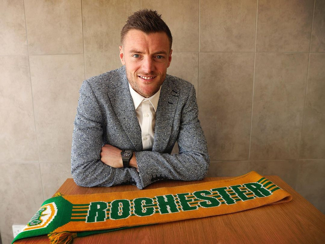 Jamie Vardy secara resmi menjadi pemilik bersama klub asal Amerika Serikat, Rochester New York FC. Foto: instagram.com/vardy7