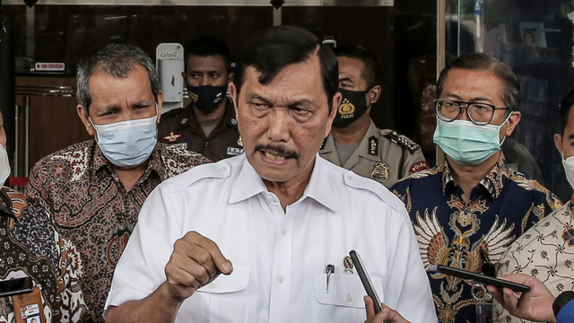 Menko Marves Luhut Binsar Pandjaitan. Foto: Dhemas Reviyanto/ANTARA FOTO