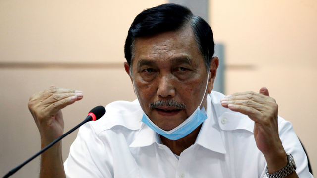 Menko Marves Luhut Binsar Pandjaitan. Foto: Willy Kurniawan/REUTERS