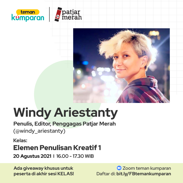 Kelas Menulis: Elemen Penulisan Kreatif 1 Bersama Windy Ariestanty. Foto: dok. kumparan