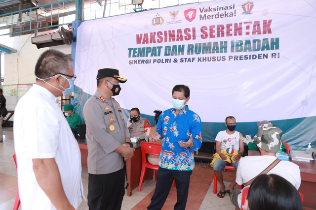 Polres Situbondo Gelar Vaksinasi di Tempat Ibadah