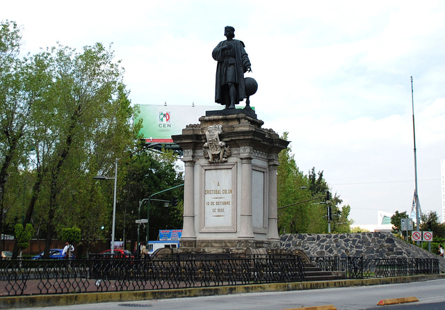 Patung Christopher Columbus, Mexico City Foto: Wikimedia Commons