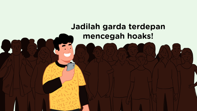 Komik: Jadilah garda terdepan mencegah hoaks. Dok. kumparan