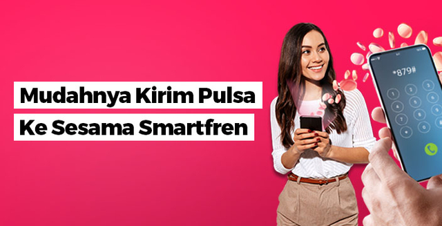 Ilustrasi cara transfer pulsa Smartfren. Foto: Smartfren