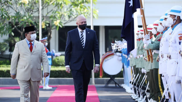 Pertemuan Menlu Retno Marsudi dan Menhan Prabowo dengan Menhan dan Menlu Australia di Jakarta, Kamis (9/9). Foto: Kemhan RI