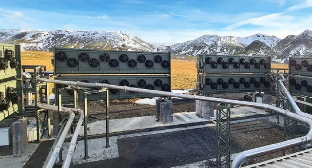 Pabrik penghisap karbon dioksida bernama Orca.  Foto: Climeworks