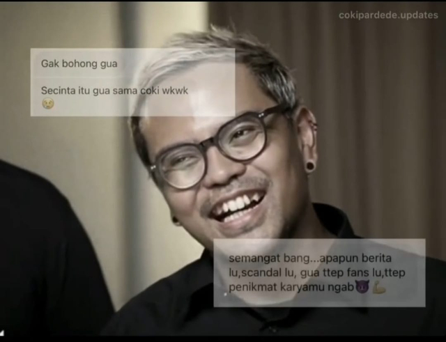 Tangkapan layar Coki Pardede dari akun instagram cokipardede.updates