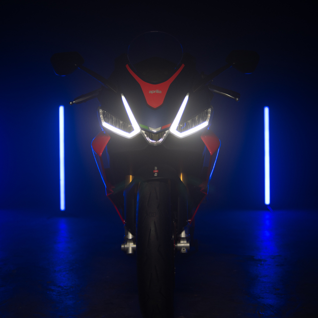 Tampak depan dari Aprilia RS 660 Foto: dok. Piaggio Indonesia