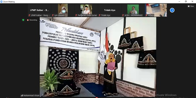 Pembukaan Acara Pelantikan Pengurus PTIC Wilayah Aceh Foto : Dokumen Pribadi