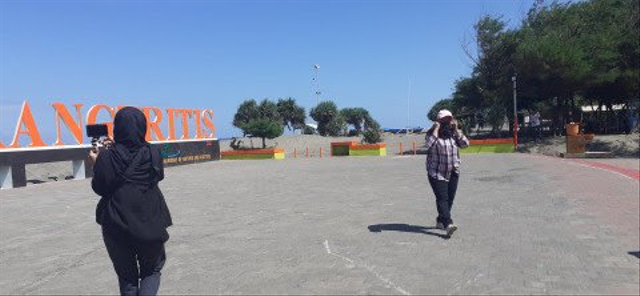 Kawasan Pantai Parangtritis. Foto: Erfanto/Tugu Jogja