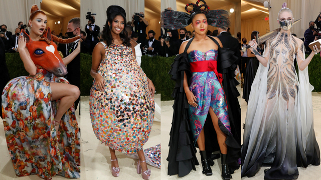 Selebriti dengan Busana Paling Unik dan Spektakuler di Met Gala 2021 Foto: Getty Images