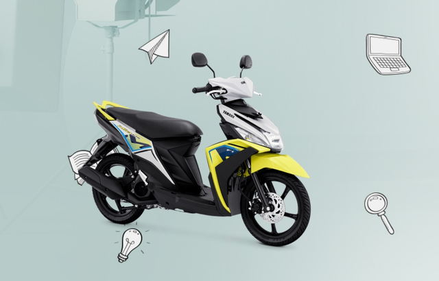 Yamaha Mio M3 125 dapat penyegaran dengan warna baru Foto: dok. Yamaha Indonesia