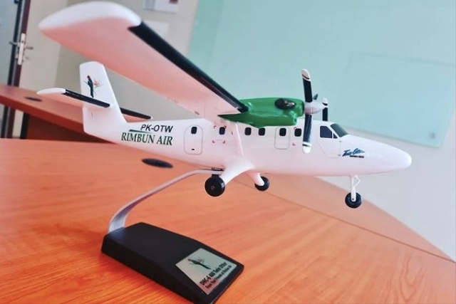 Ilustrasi pesawat Rimbun Air PK-OTW. Foto: Instagram/@rimbunair