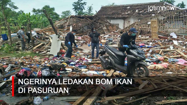 Video: Ngerinya Ledakan Bom Ikan di Pasuruan