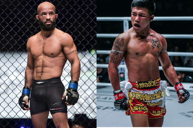 Demetrious Johnson (kiri) akan menghadapi Rodtang Jitmuangnon dalam ajang bertajuk ONE X pada 5 Desember. Foto: ONE Championship