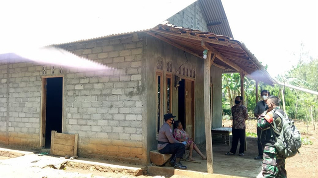 Kondisi rumah Watiyem, istri dari Satiman, yang kini sudah tak tinggal serumah. Foto: istimewa