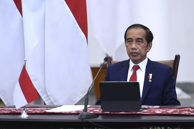 Presiden Joko Widodo mengikuti Major of Economies on Energy and Climate 2021. Foto: Dok. Lukas - Biro Pers Sekretariat Presiden