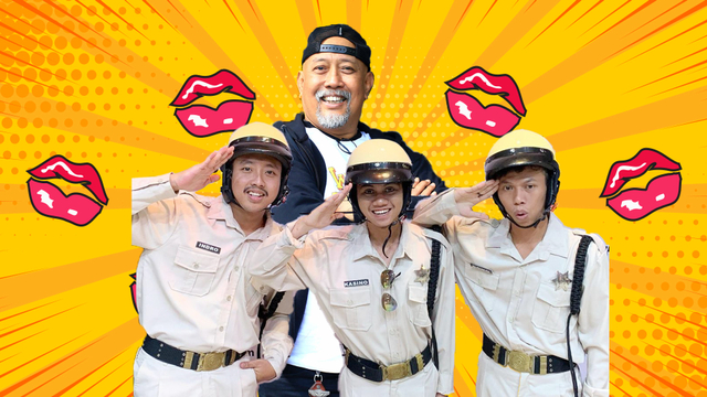 3 pemuda viral mirip warkop dki. Foto: Dok. Istimewa