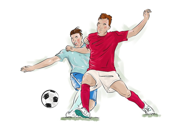 Ilustrasi Atlet Sepak Bola (Sumber: Pixabay)