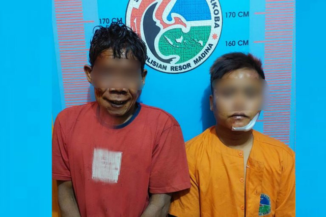 2 Tersangka kurir sabu 10 Kg saat ditangkap polisi. Foto: Dok. Istimewa