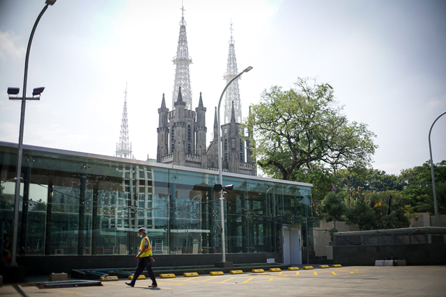 Terowongan Silaturahmi Masjid Istiqlal-Katedral. Foto: Iqbal Firdaus/kumparan