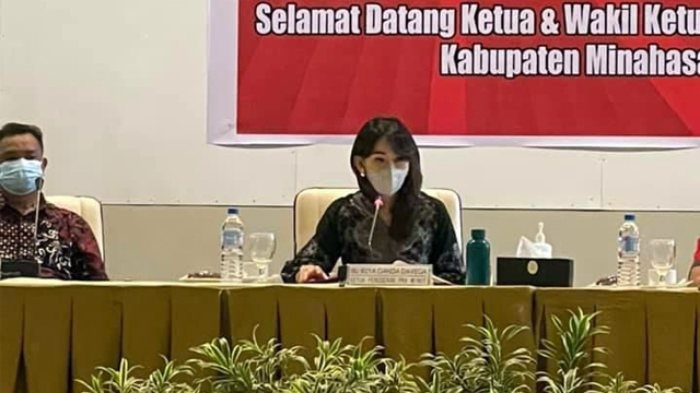Ketua TP PKK Kabupaten Minut, Rizya Ganda Davega
