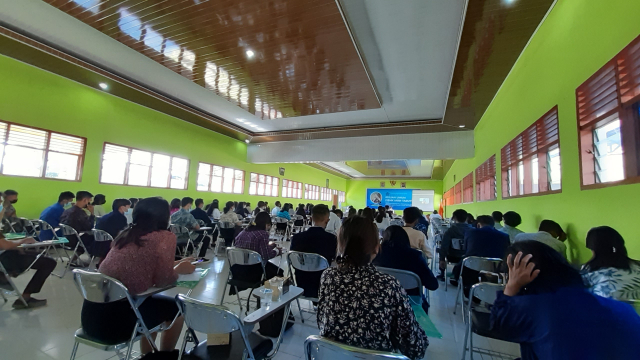 Mahasiswa IAKN Tarutung mengikuti kuliah umum. Foto: koleksi pribadi