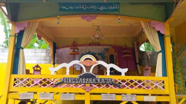 Singgasana Raja Angling Dharma. Foto: Dok. Istimewa