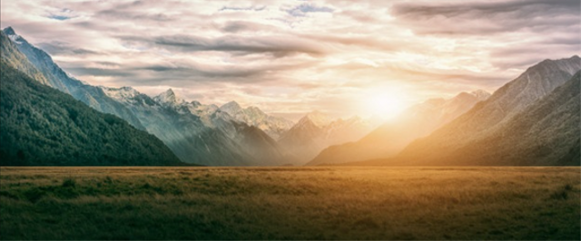 Ilustrasi ketampakan alam wilayah daratan pada daerah pegunungan. Foto: Freepik.com